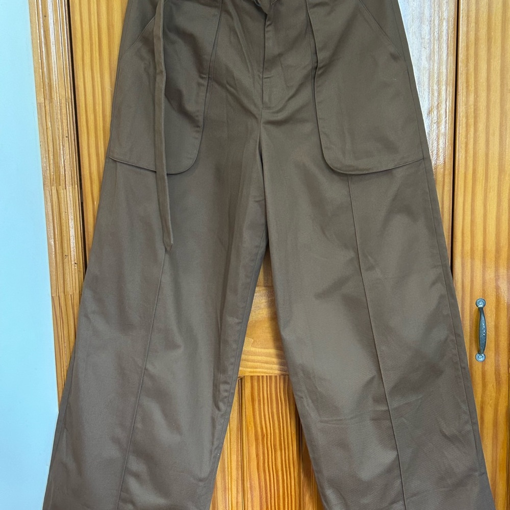 PETER DO Brown Cargo Pants